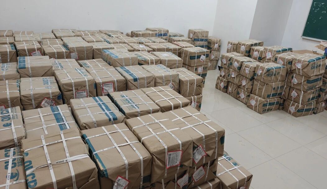 教材直达家，学习不“打烊”！新城分校联合中通，把贴心服务送进学员心坎里